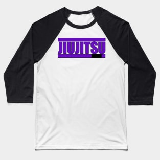 Brazilian Jiujitsu Purple Belt Ranked Baseball T-Shirt